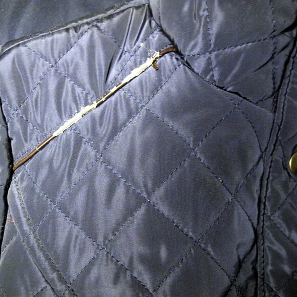 Quilted Jacket Women's Jason Maxwell Medium Sportswear Blue - Picture 9 of 13